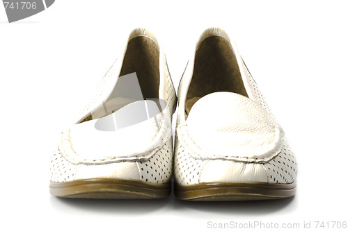 Image of pair of white shoes