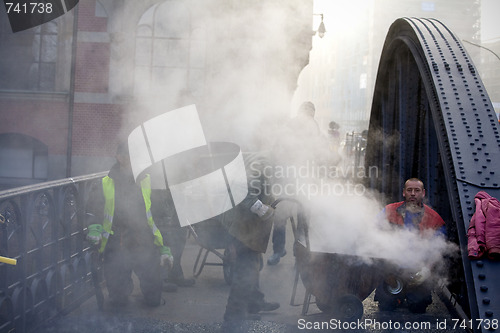 Image of Asphalt workers