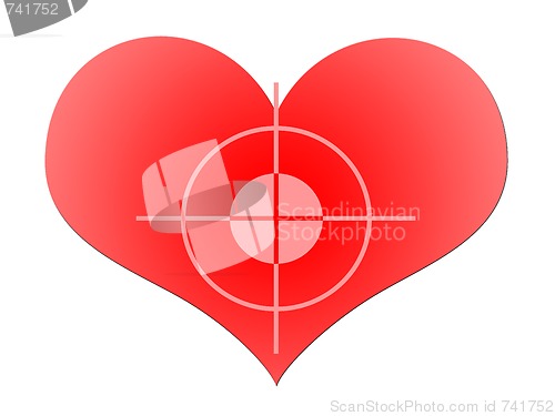 Image of Aim To Red Heart