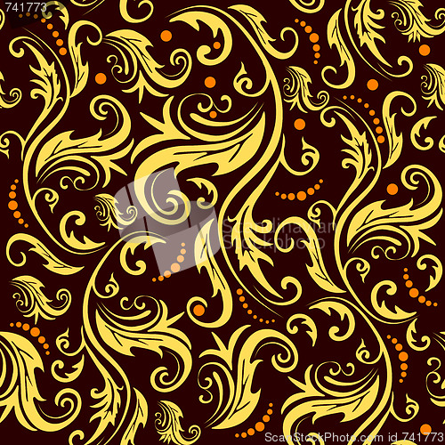 Image of seamless  floral pattern 