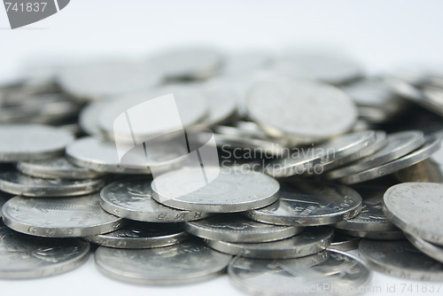 Image of A pile of Chinese Coins