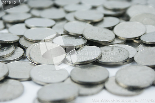 Image of A pile of Chinese Coins