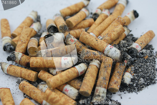Image of cigarette butts