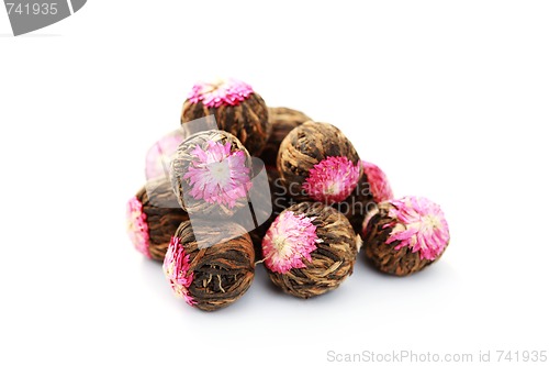 Image of green tea balls