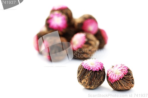 Image of green tea balls