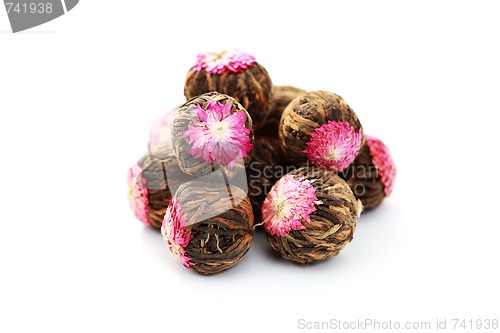 Image of green tea balls