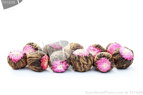 Image of green tea balls