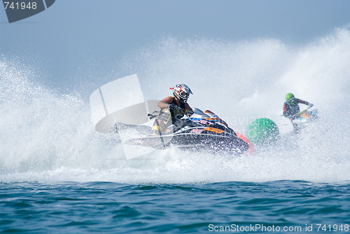 Image of Jet Ski King's Cup World Cup Grand Prix 2009 at Pattaya, Thailan