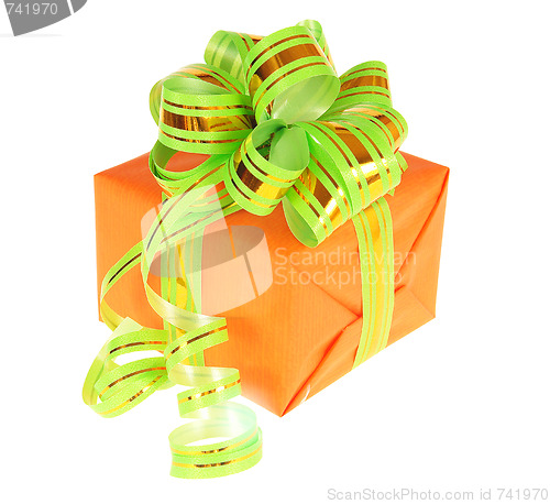 Image of Orange gift box