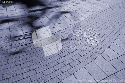 Image of Speedy cyclist