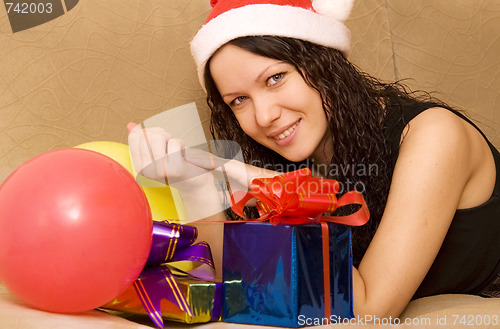 Image of woman with presents