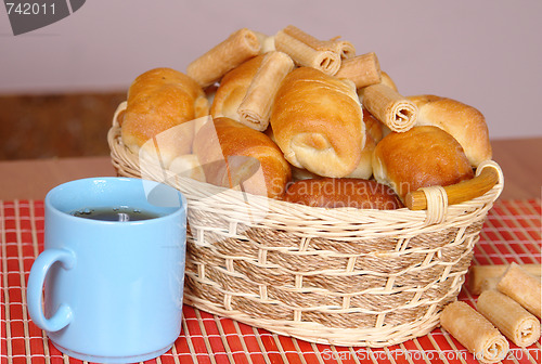 Image of bun in basket