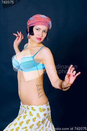 Image of woman dances east dance