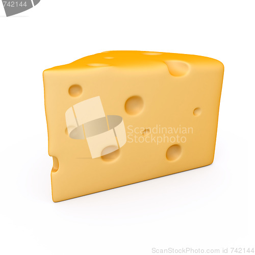 Image of A peace of cheese