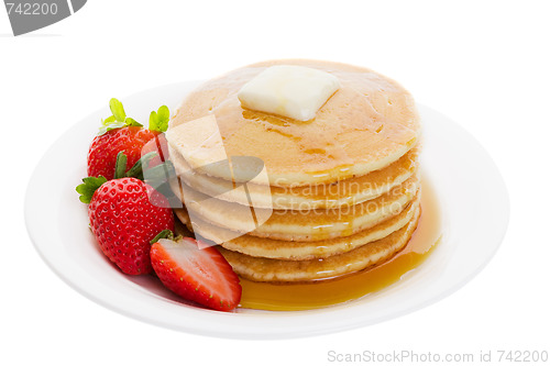 Image of Plate of pancakes