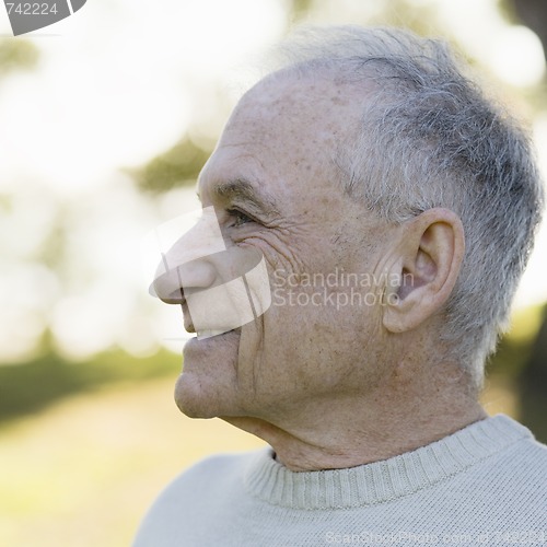 Image of Profile of Old Man