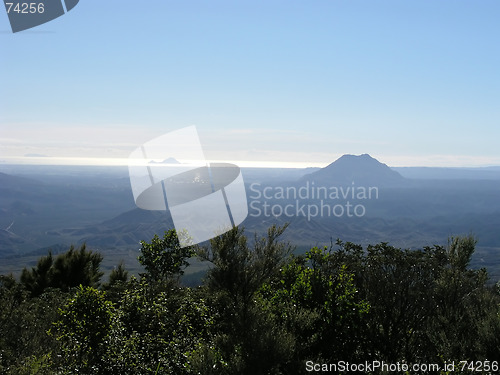 Image of Whale Island & volcano