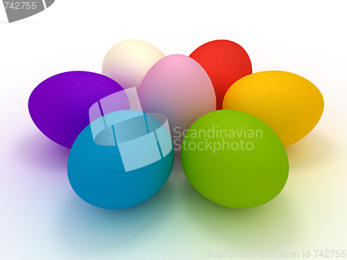 Image of Easter eggs