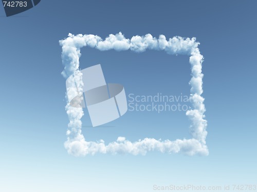 Image of cloudy frameborder