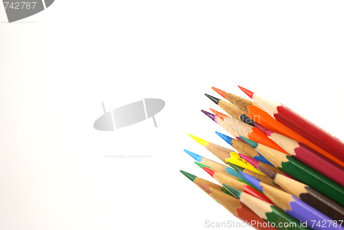 Image of Group of color pencil