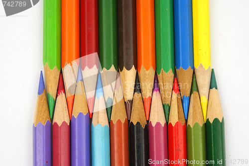 Image of Group of color pencil