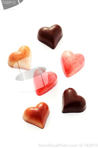 Image of chocolate hearts