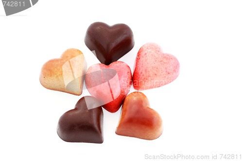 Image of chocolate hearts