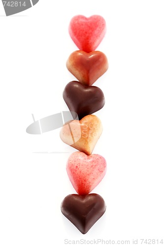 Image of chocolate hearts