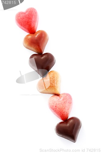 Image of chocolate hearts