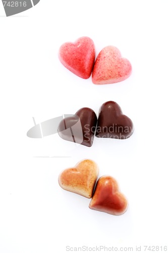 Image of chocolate hearts