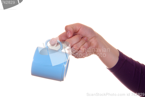Image of hand with mug