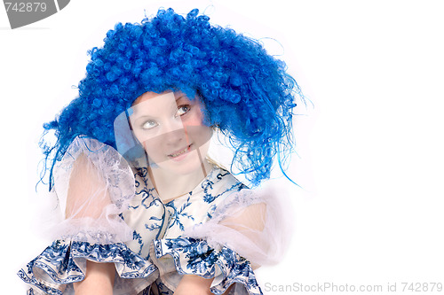 Image of Blue wig