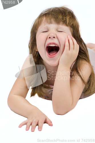 Image of Yawning child