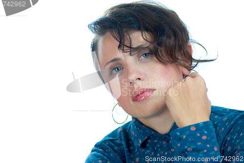 Image of Upset woman