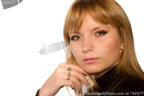 Image of Young happy woman