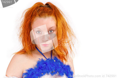 Image of Redhead woman