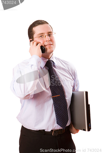 Image of Busy Businessman