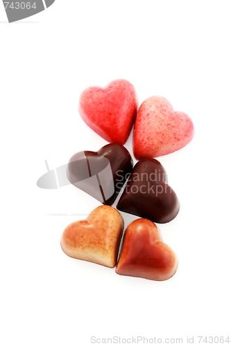 Image of chocolate hearts