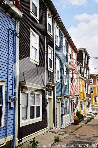 Image of Colorful houses in St. John's