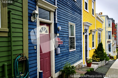 Image of Colorful houses in St. John's