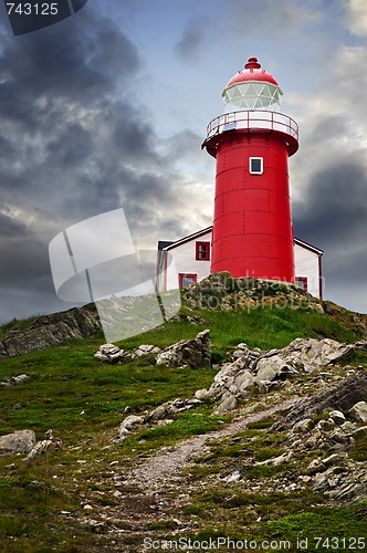 Image of Lighthouse on hill