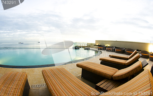 Image of infinity pool luxury port of spain trinidad