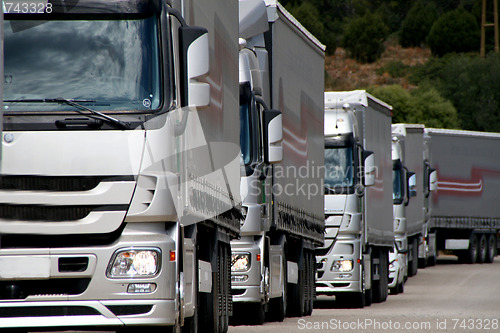 Image of Silver trucks