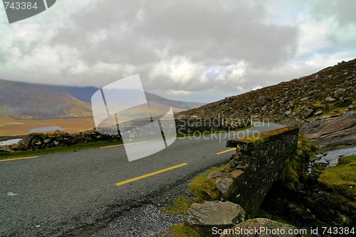 Image of Road in hills of Dingle peninsula