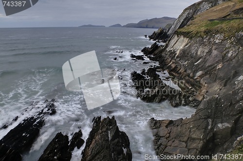 Image of Ireland seashore at Dingle peninsula
