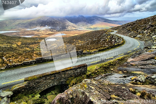 Image of Road in hills of Dingle peninsula