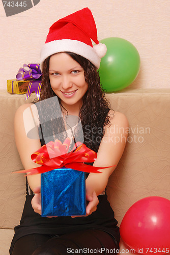 Image of woman with presents