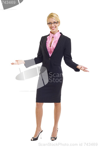 Image of a young attractive professional woman