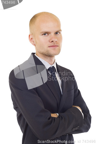 Image of smiling young businessman 