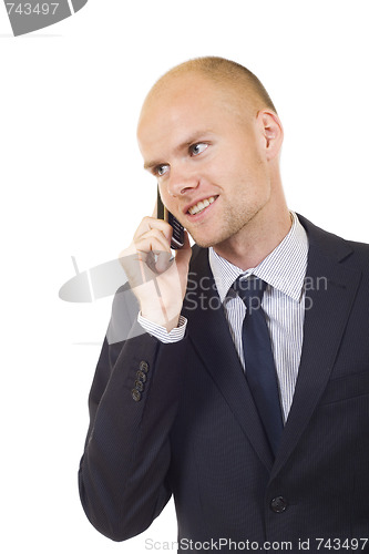 Image of Businessman on Phone